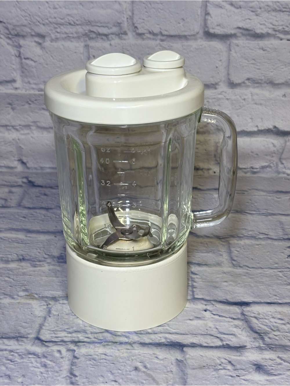 KitchenAid Blender KSB5WH 40oz 5 Cup Glass Replacement Pitcher Jar Blade And Lid